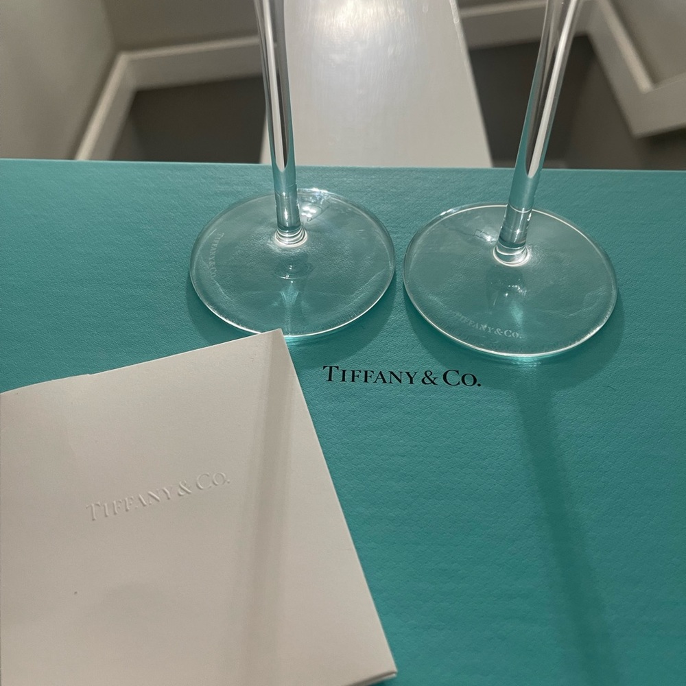 Tiffany and co champagne flute